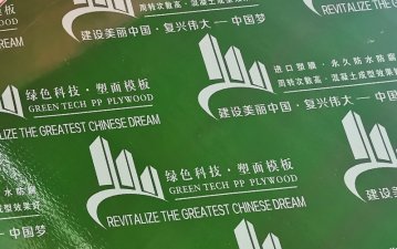 新型綠色科技-綠色塑面模板